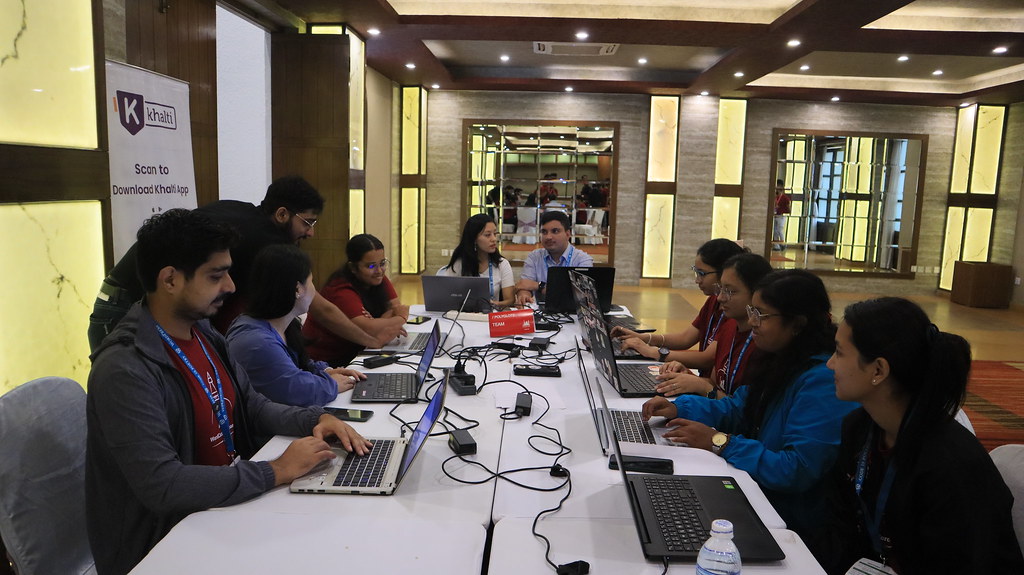 Official WordPress Polyglots contribution table at WordCamp Kathmandu