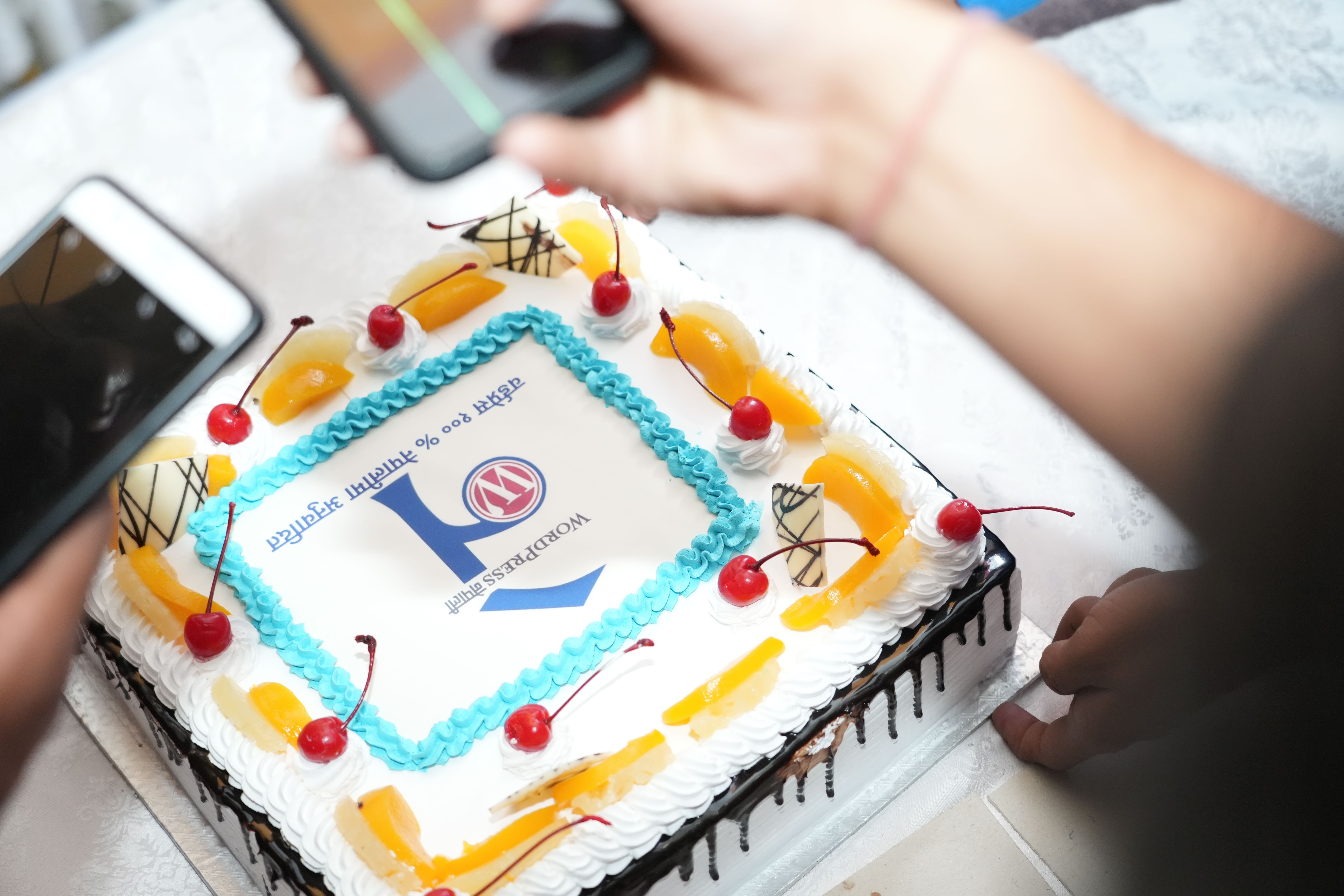 Community members capturing the historic 100% WordPress Nepali translation milestone